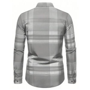 Alternative view of Men's Printed Shirt – Ultra-Slim Fit, Wool-Lined